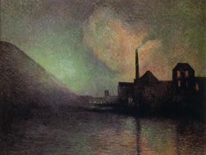 Maximilien Luce  : Couillet la nuit