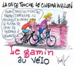 le gamin au vélo vu par Pierre Kroll